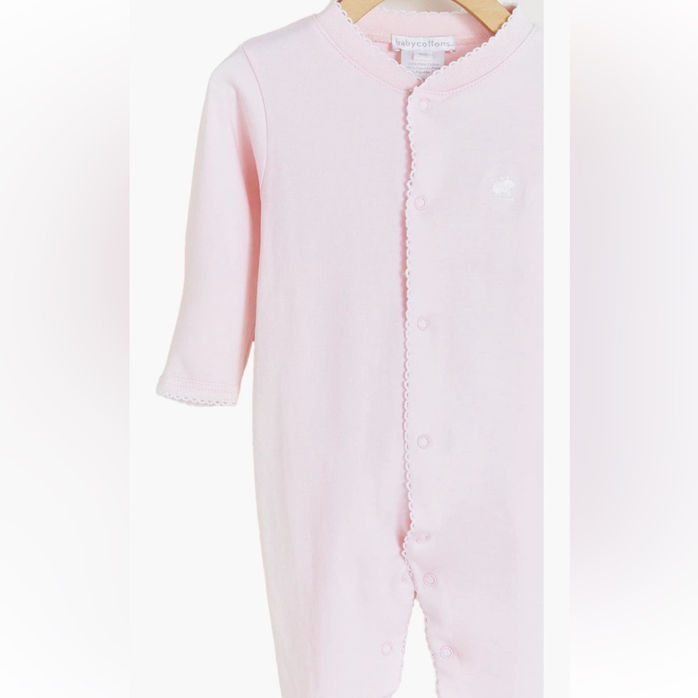 babycottons premium Peruvian Pima cotton logo Footie - Picture 2 of 8